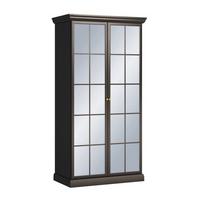 SCHRANK 2 Türen Toja Anthrazitfarbenes Holz - Braun, Holzwerkstoff (102.4/200/55.7cm) - Petits-meubles