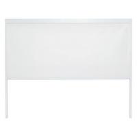 SEITENWAND FÜR PERGOLA Weiß - Weiß, Textil (275/217/10cm) - MCW