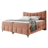 BOXBETT Nova - H3 - Schwarz/Rosa, Holz/Textil (200/200cm) - MIRJAN24