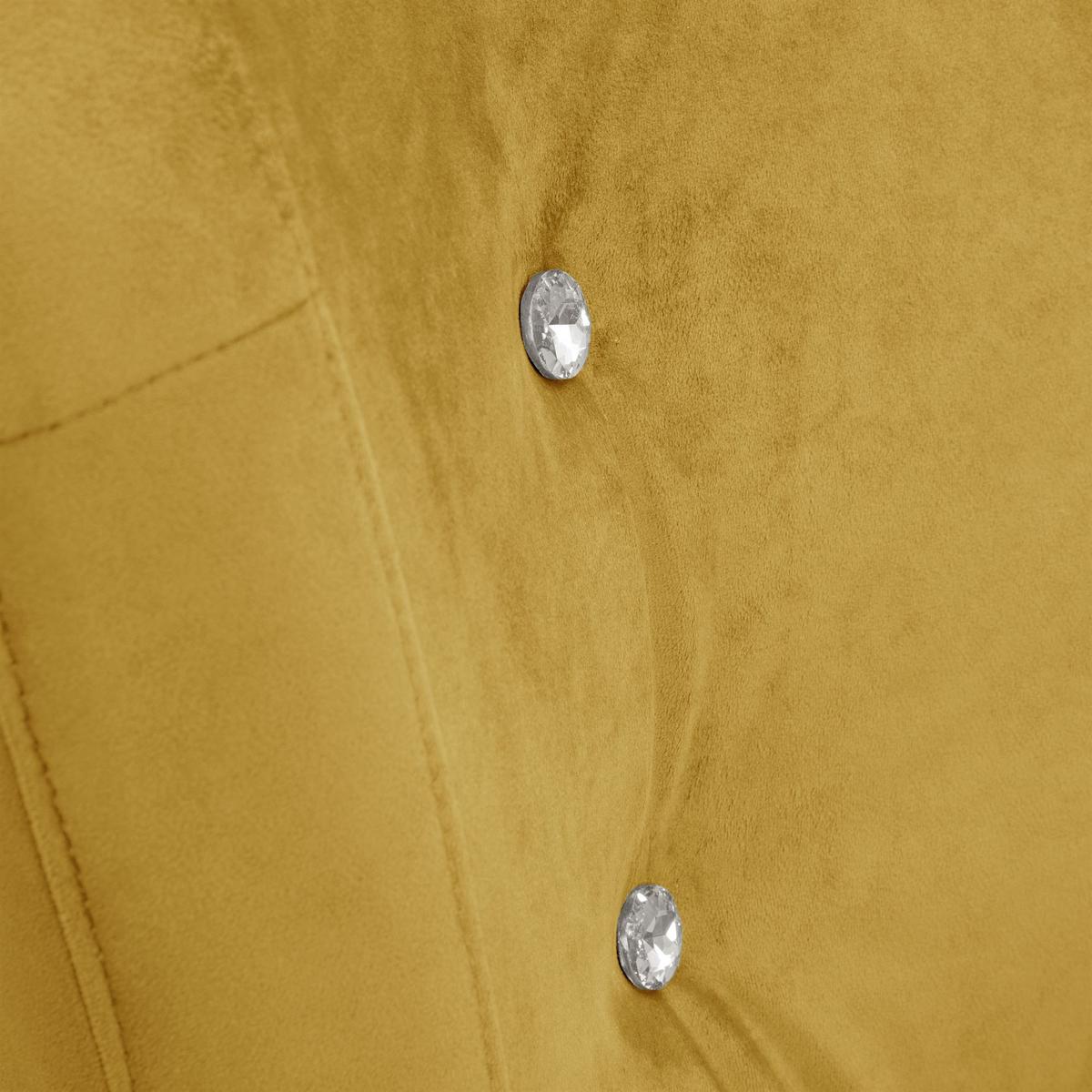 COCKTAILSESSEL Kayleigh Samtvelours mais - Currygelb, Kunststoff (68/80/69cm) - 58aufmkessel