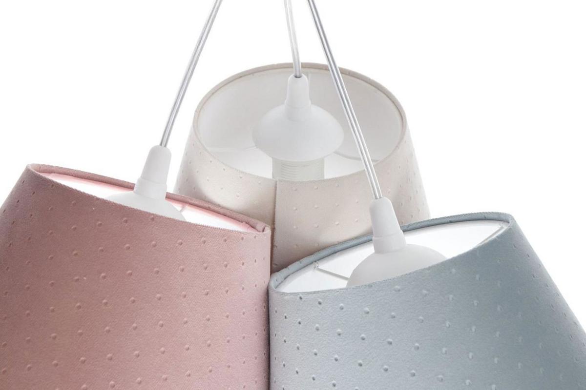 HÄNGELEUCHTE Blau 26/19 cm - Blau/Pink, Kunststoff (26/0.8/19cm) - ONZENO