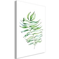KUNSTDRUCK Grün 40/60 cm - Weiß/Grün, Textil (40/60cm) - KUNSTLOFT
