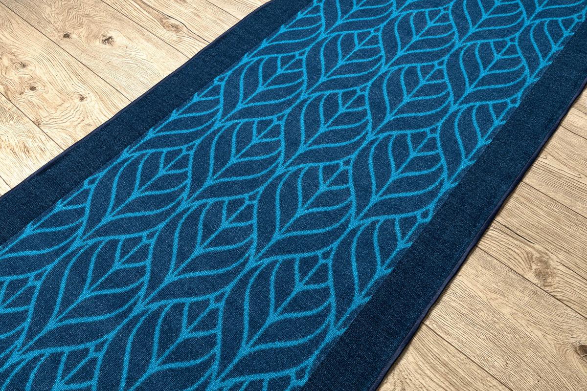 LÄUFER Antirutsch PIÓRA 80/120 cm - Blau, Textil (80/120cm) - rugsX