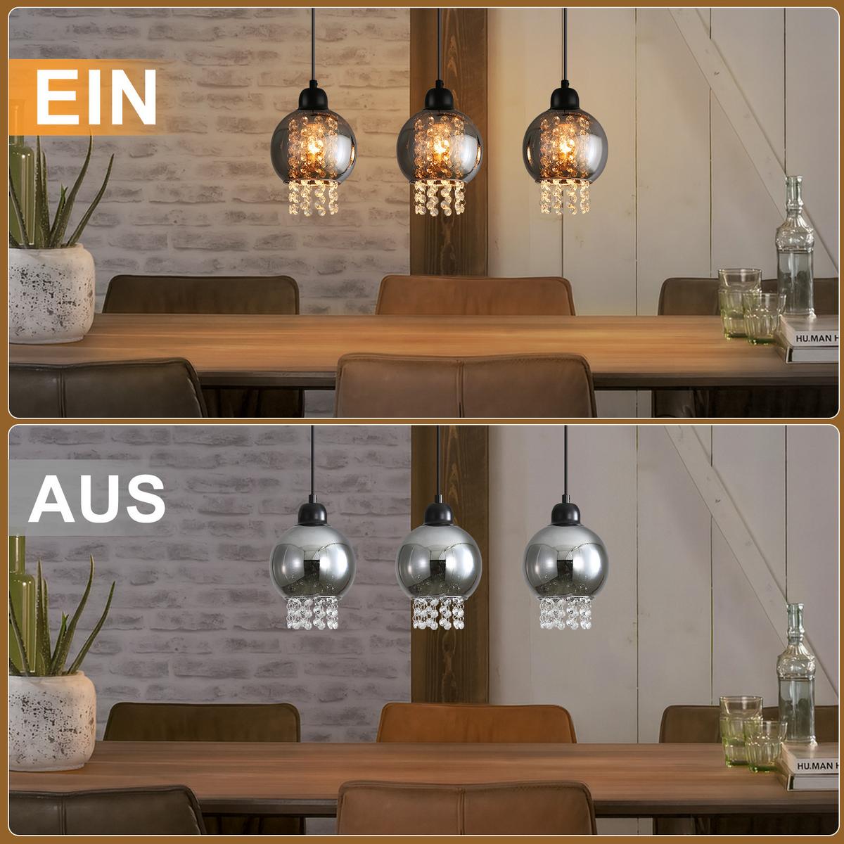 PENDELLEUCHTE Marra 65/5/175 cm - Schwarz, Metall (5/65/175cm) - Nettlife