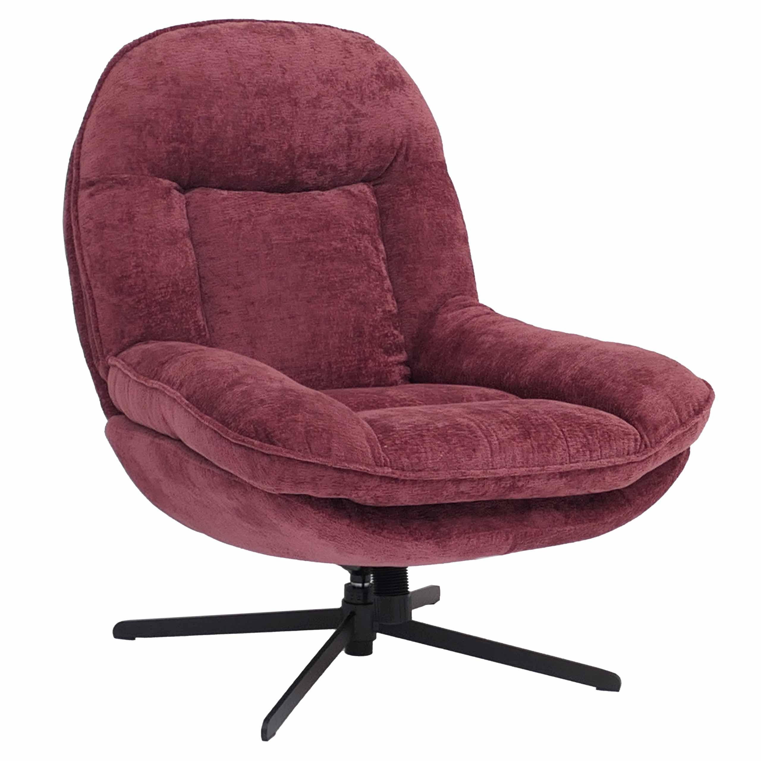 RELAXSESSEL Rot - Rot, Textil (80/96/90cm) - MCW