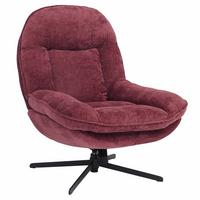 RELAXSESSEL Rot - Rot, Textil (80/96/90cm) - MCW