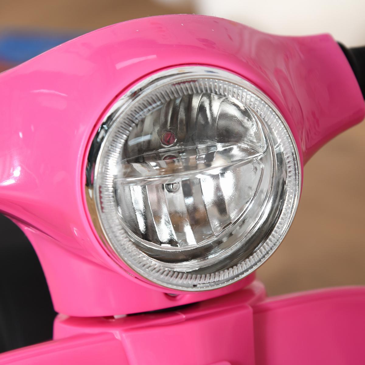 KINDERMOTORRAD Kunststoff Metall Rosa - Rosa, Kunststoff (66.5/38/52cm) - HOMCOM