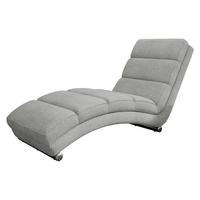 RELAXLIEGE Holiday Premium - Chromfarben/Greige, Holz/Textil (62/84/180cm) - MIRJAN24