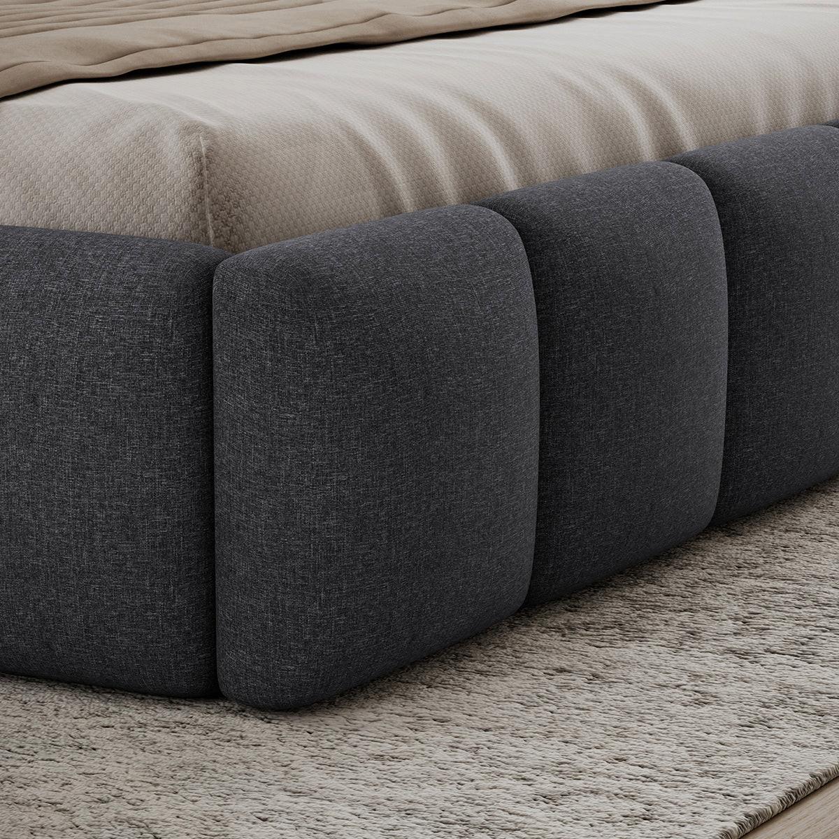 BOXBETT 180/200 Klaus Dunkelgrau - Grau, Holz (180/200cm) - Petits-meubles