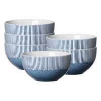 SCHALEN Banda Blau ø 14 cm 6er Set - Blau, Keramik (14cm) - Ritzenhoff Breker