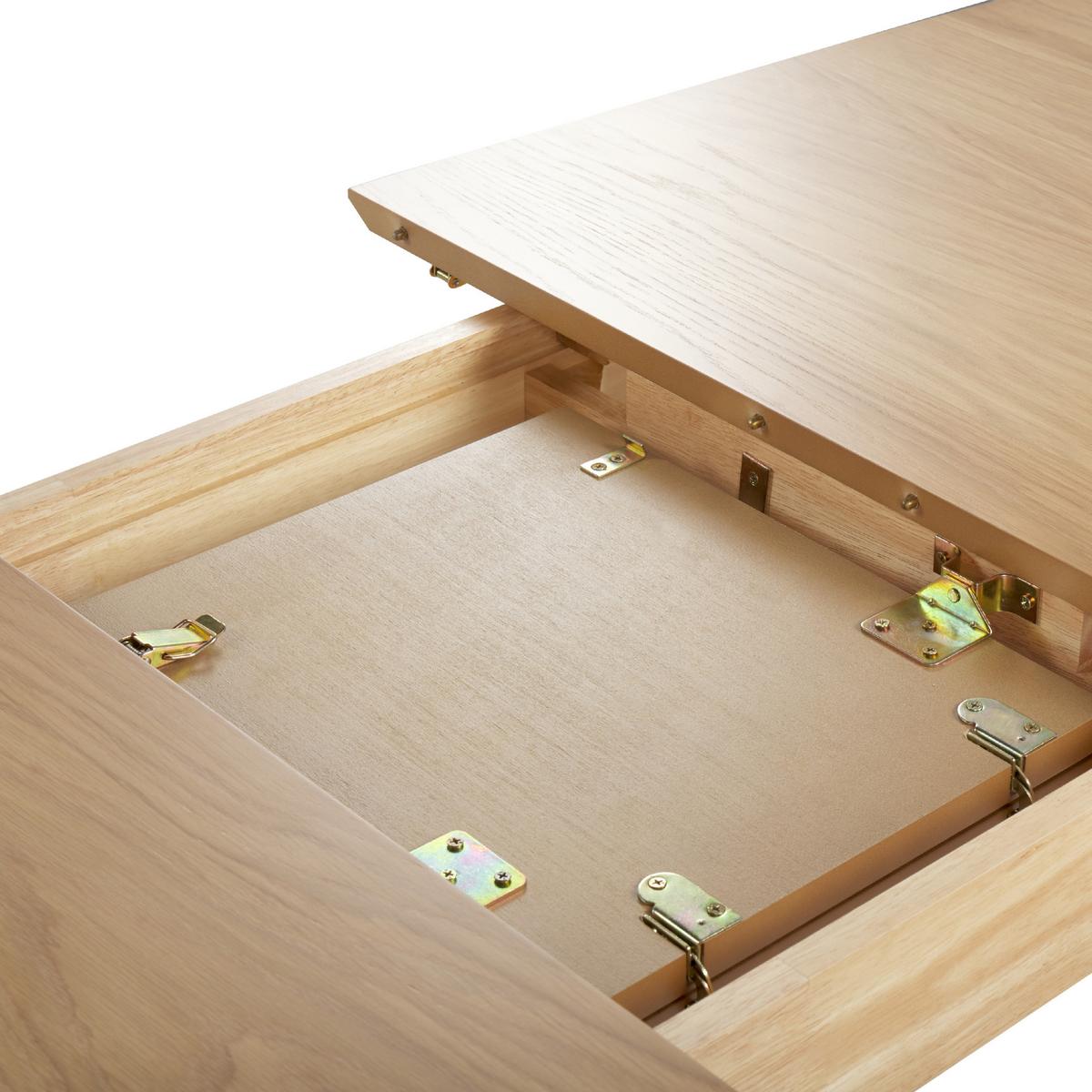 ESSTISCH 120-150/75/75 cm Hellbraun Rechteckig Madox - Hellbraun, Holzwerkstoff (150/75/75cm) - Beliani