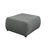 POLSTERHOCKER Anike In Now Or Never - Dunkelgrau, Holzwerkstoff/Textil (98/42/66cm) - Fun Möbel