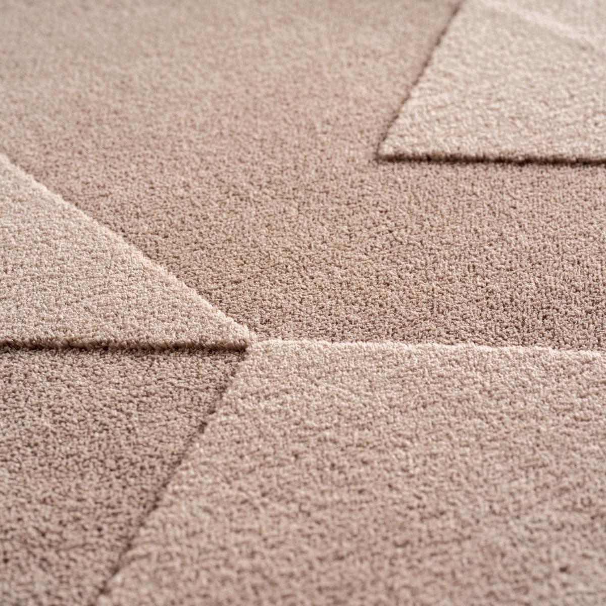 TEPPICH Kurzflor Waschbar LAVAREDO in Beige, geometrisch, 240 x 340 cm - Beige, Textil (340/240cm) - KADIMA DESIGN