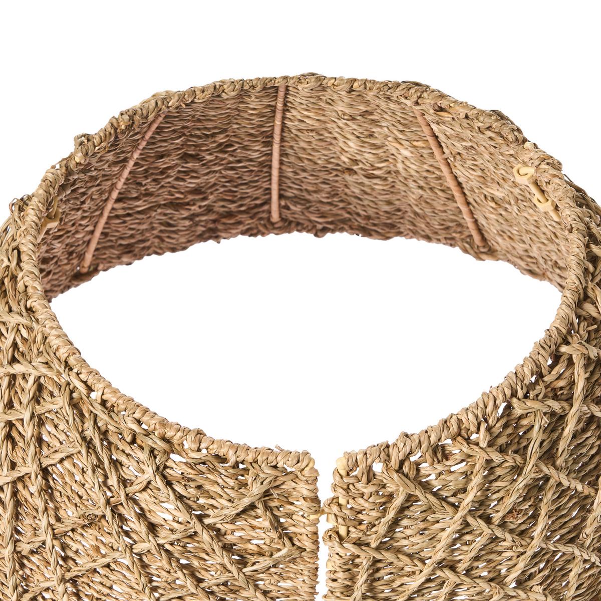 WEIHNACHTSBAUMKRAGEN 26 cm Naturfarben Bougie - Naturfarben, Naturmaterialien (26cm) - Beliani