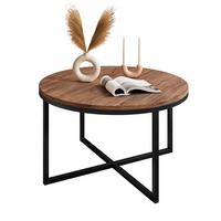 COUCHTISCH CIRI-X Eichenholz Sterling - Eichefarben/Schwarz, Holzwerkstoff (70/70/45.6cm) - Lookway