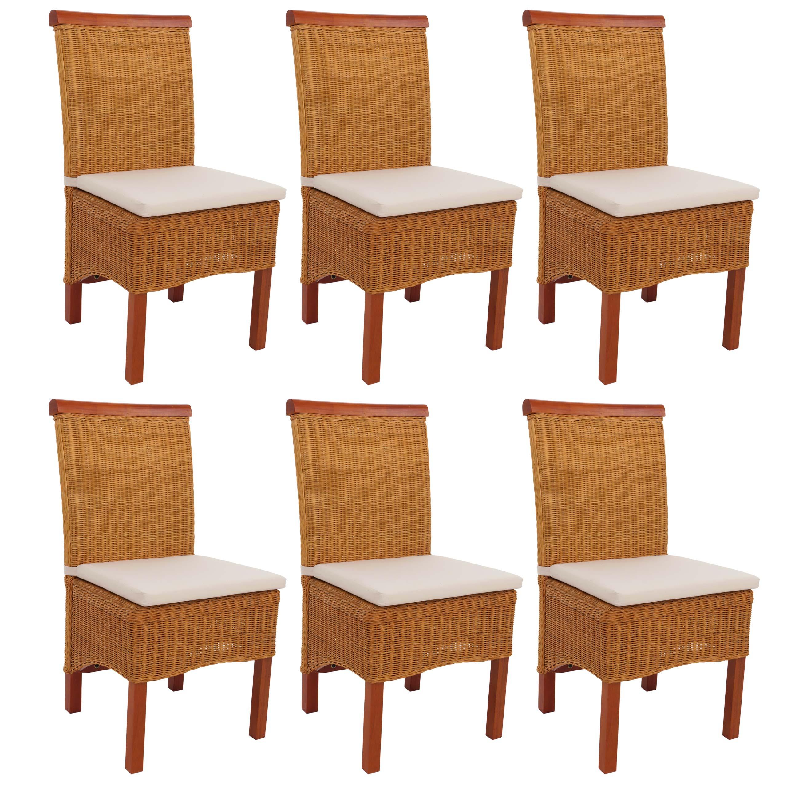 ESSZIMMERSTUHL Braun 6er-Set - Braun, Holz (46/96/42cm) - MCW