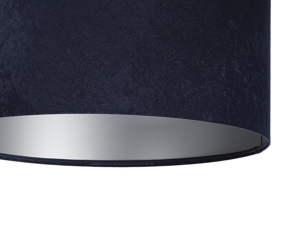 HÄNGELEUCHTE Blau 60/30 cm - Blau/Silberfarben, Kunststoff (60/1.1/30cm) - ONZENO