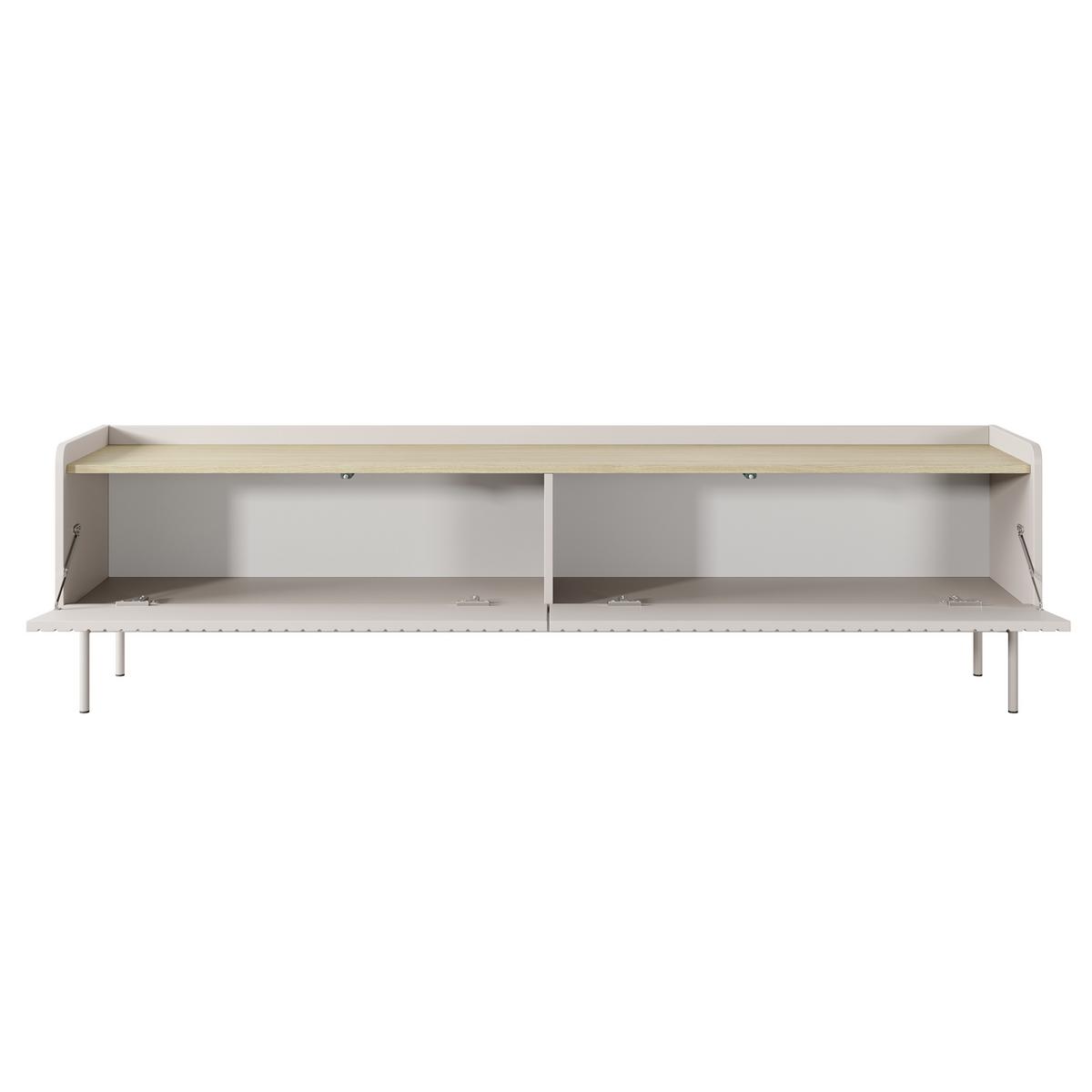 LOWBOARD LIVELLO 181/50,2/38 cm, Beige - Beige, Holzwerkstoff (181/50.2/38cm) - MASSENO