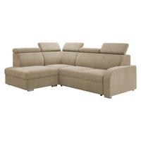 ECKSOFA Oslo 2rRLXp, Seite: Links LXP+R+2R - Silberfarben/Naturfarben, Holz/Textil (250/200cm) - MIRJAN24