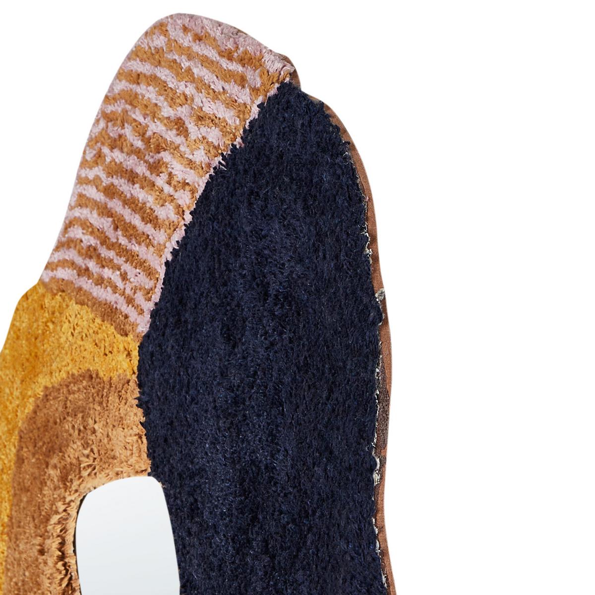 WANDSPIEGEL 60/62 cm Baumwolle Bunt Abasza - Multicolor, Textil (60/62/2cm) - Beliani