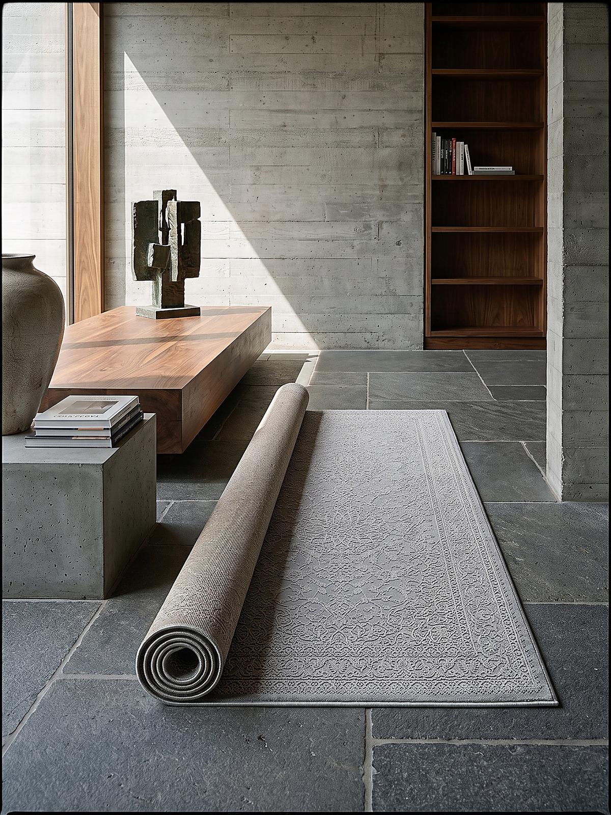 TEPPICHLÄUFER Uni KASOS Polyester Creme 80 x 300 cm - Beige, Textil (80/300cm) - KADIMA DESIGN