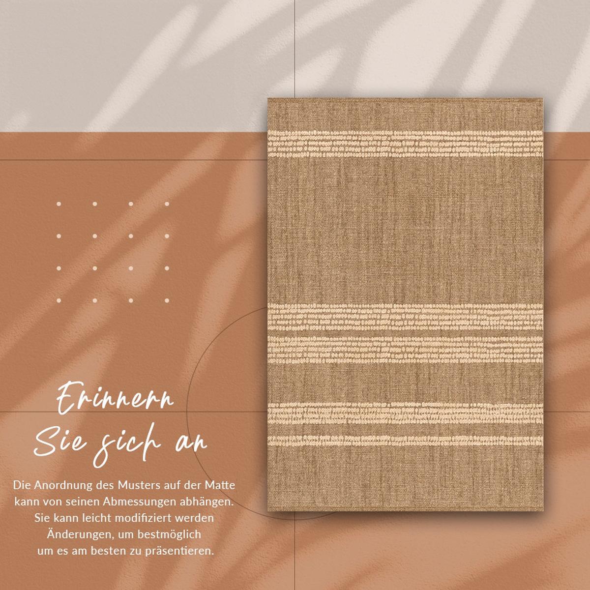 VINYL TEPPICH 80x120 cm Spanische Kacheln - Schwarz/Weiß, Kunststoff (80/120cm) - TULUP