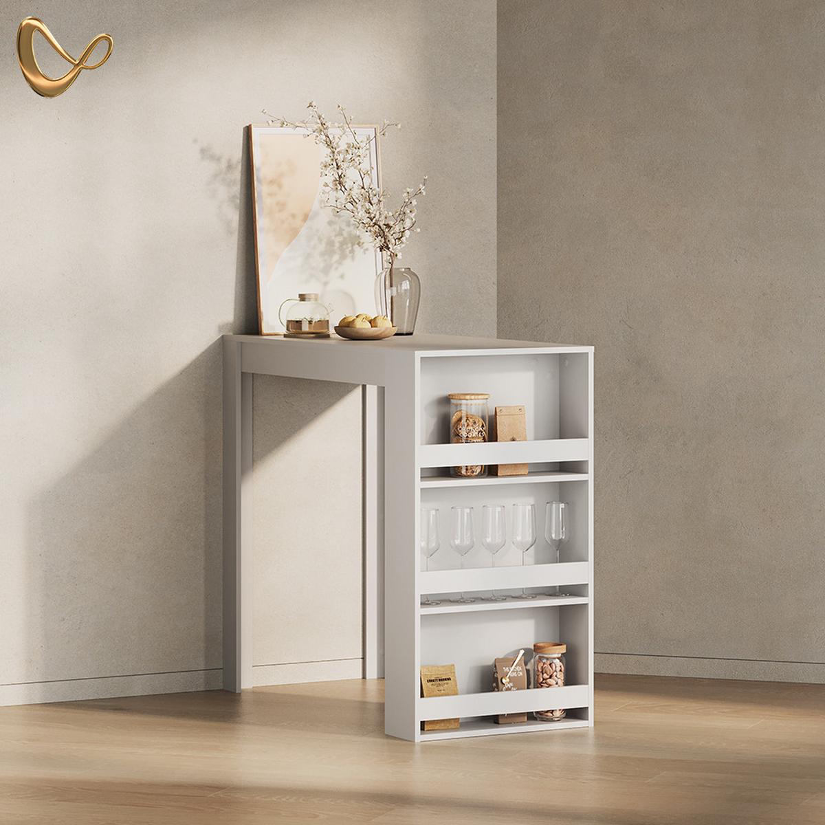 BARTISCH Regusa Weiß 57 x 117 cm - Weiß, Holzwerkstoff (117/57/106cm) - Livinity®