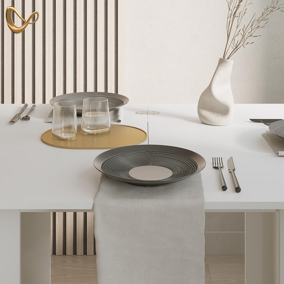 ESSTISCH MIT STUHL Tiberio Weiß 90 x 60 cm - Weiß, Holzwerkstoff (60/90/76.6cm) - Livinity®