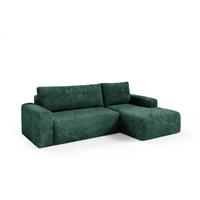 ECKSOFA Romeo 3 Sitzplätze Tannengrün - Grün, Holz (268/163cm) - Petits-meubles