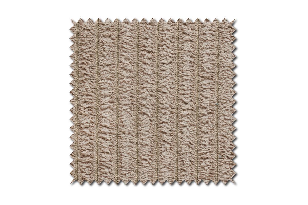 SESSEL CHARME Taupe Cord - Taupe/Schwarz, Textil/Metall (100/106/95cm) - KAWOLA