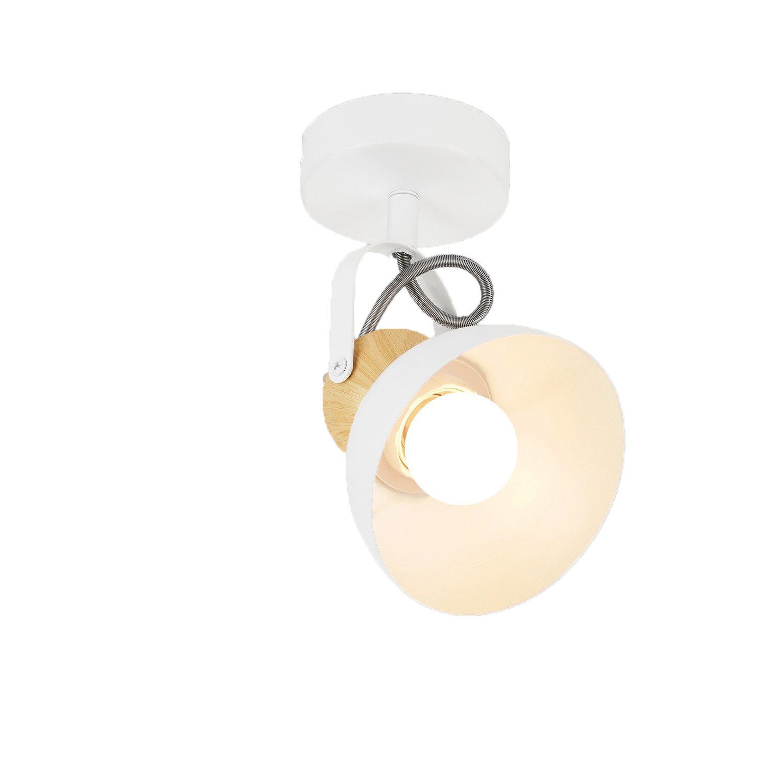 DECKENSTRAHLER Forrester 1-flammig 18/12/15 cm - Weiß, Metall (18/12/15cm) - Nettlife