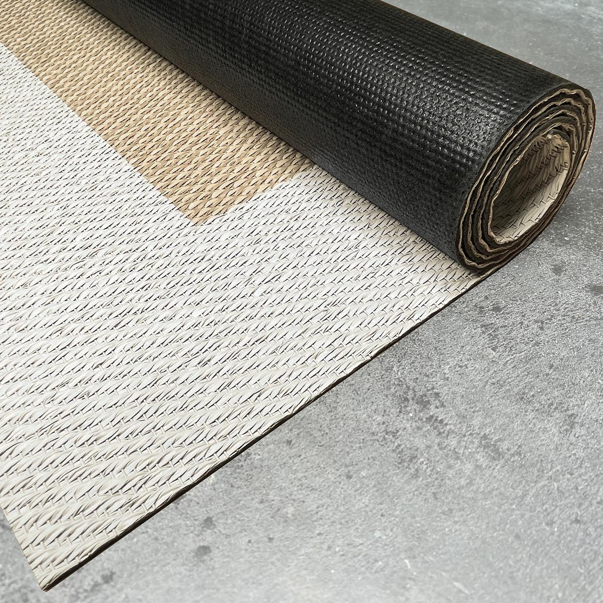 TEPPICH Premium en Vinyle Beige Weiß 160x230 cm - Beige, Kunststoff (160/230cm) - STORESDECO