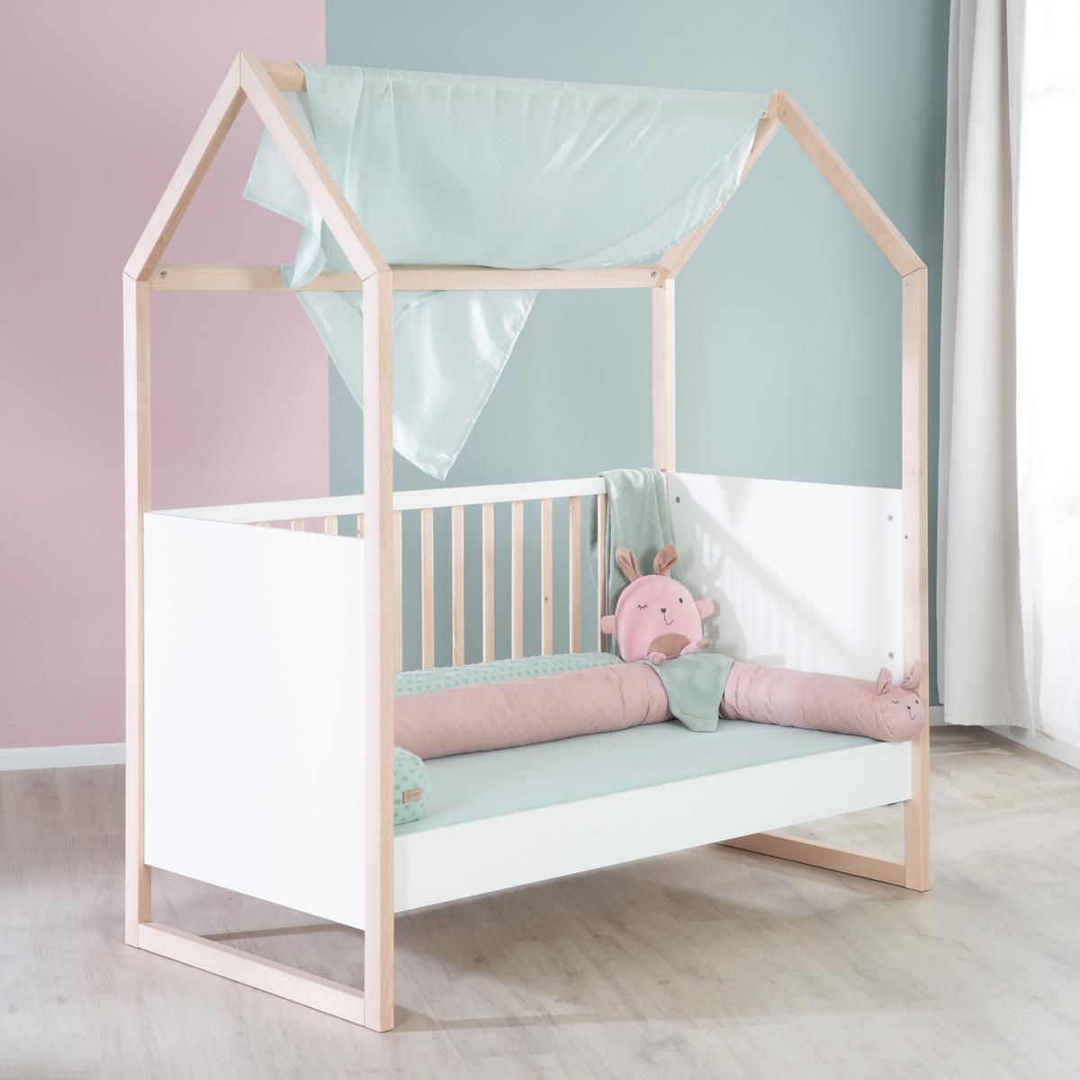 HAUSBETT 70 x 140 cm aus Holz - Multicolor, Holz/Holzwerkstoff (70/140cm) - Roba