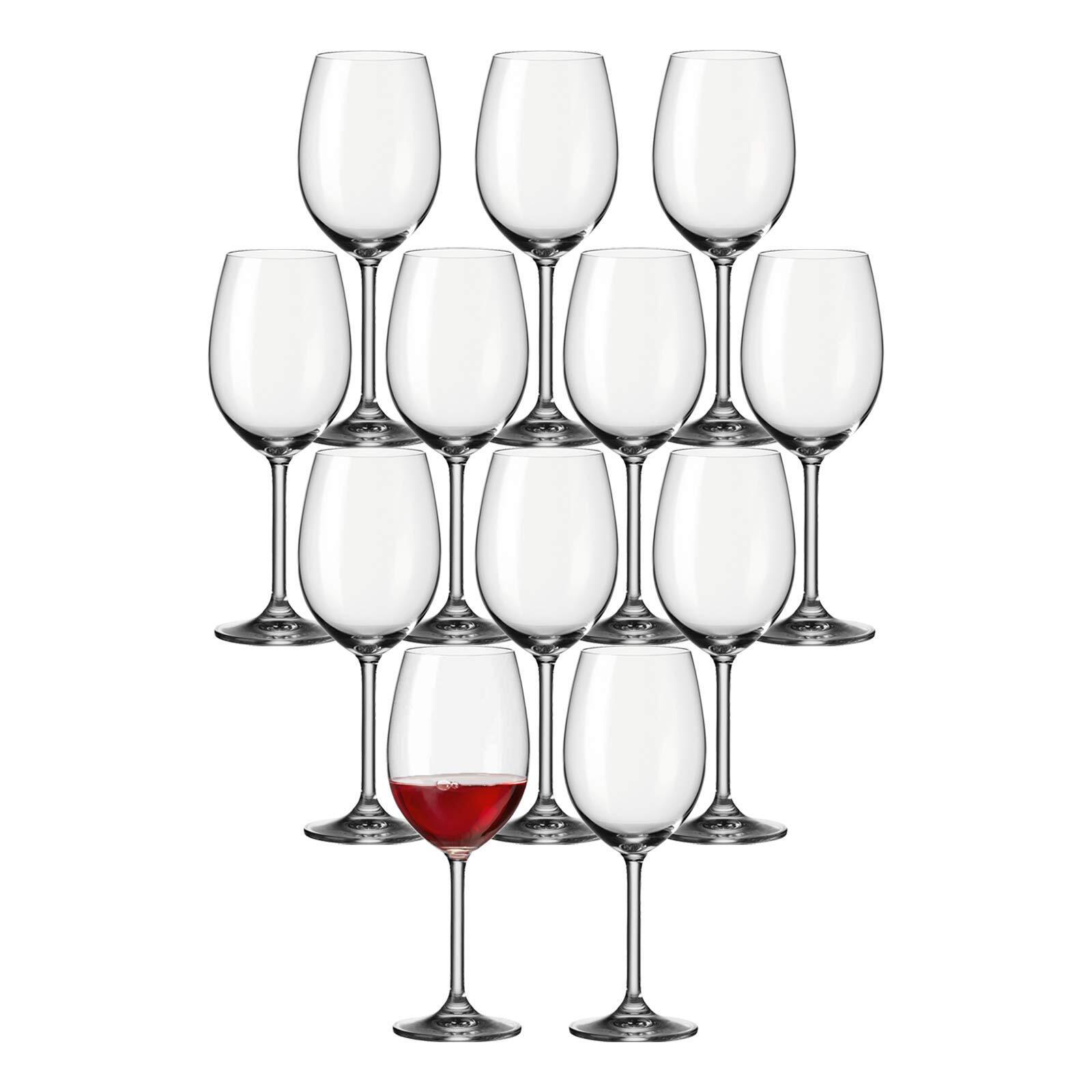 ROTWEINGLAS Daily transparent 460 ml 12er Set - Transparent, Glas (0.6L) - Leonardo Living