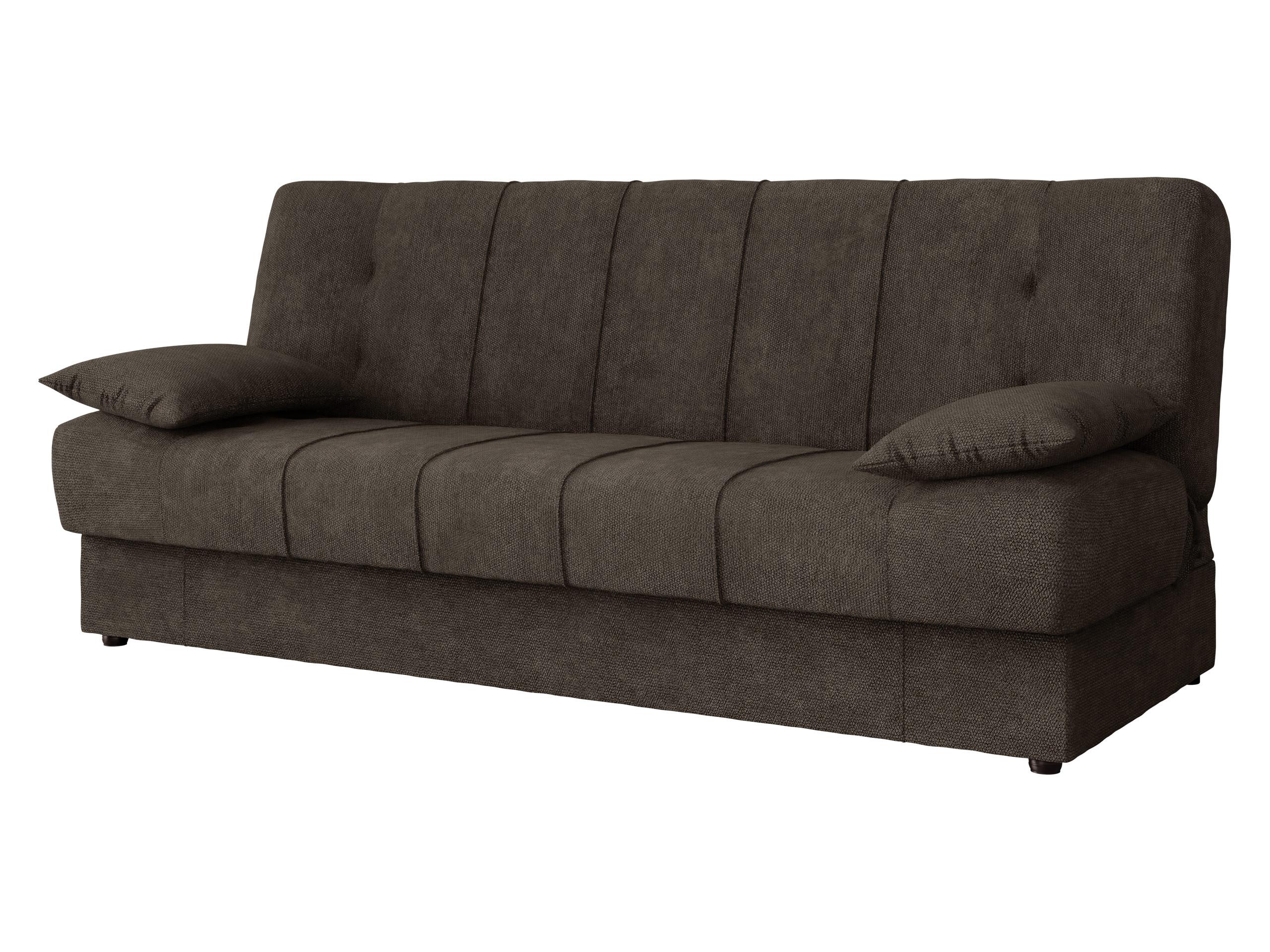 SCHLAFSOFA Sonia - Schwarz/Braun, Holz/Kunststoff (194/88/90cm) - MIRJAN24