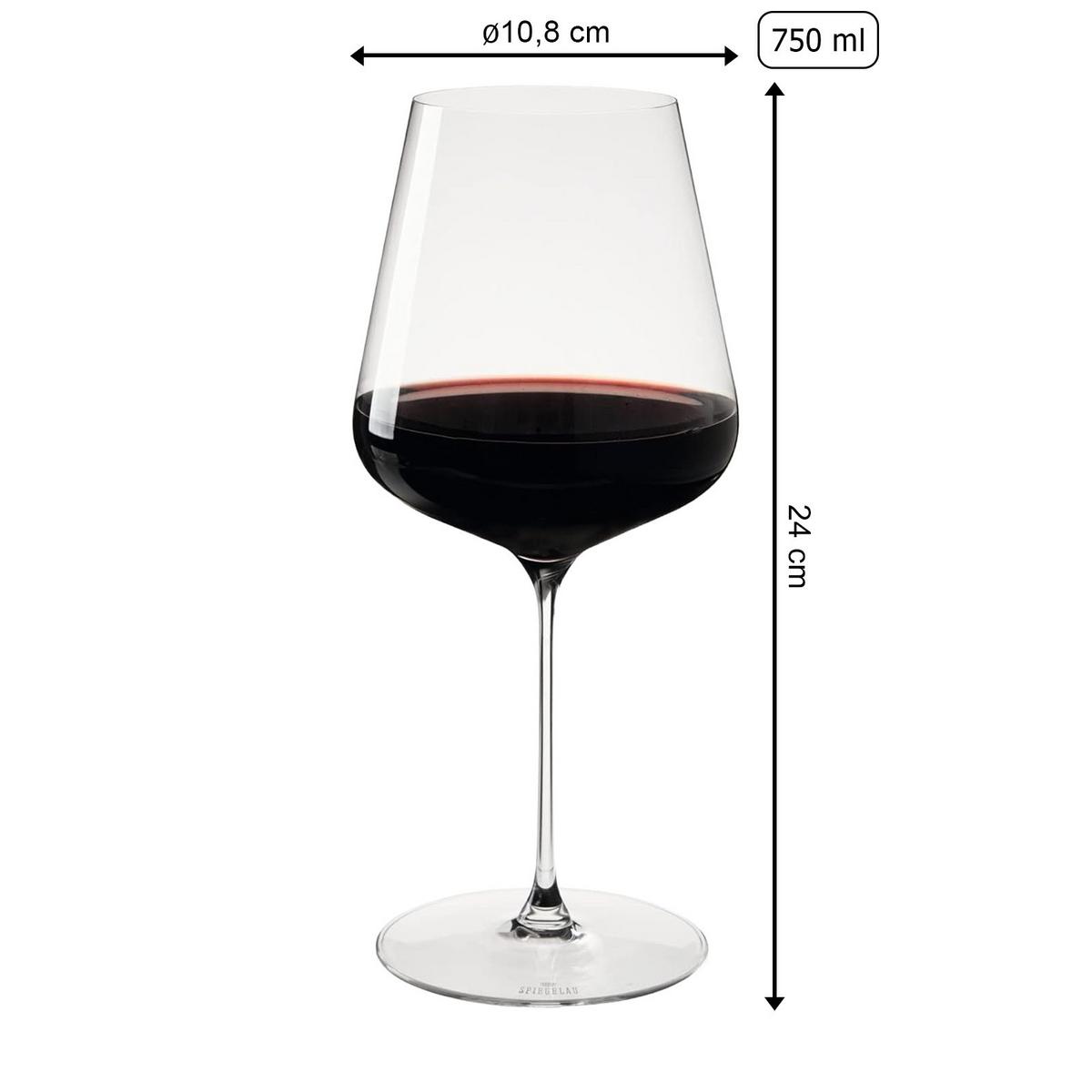 BORDEAUXGLÄSER Definition transparent 750 ml 2er Set - Transparent, Glas (0.75L) - Spiegelau