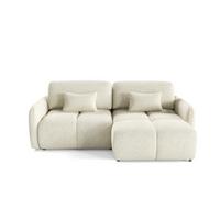 ECKSOFA Cremeweiß - Weiß, Holz (240/165cm) - Petits-meubles