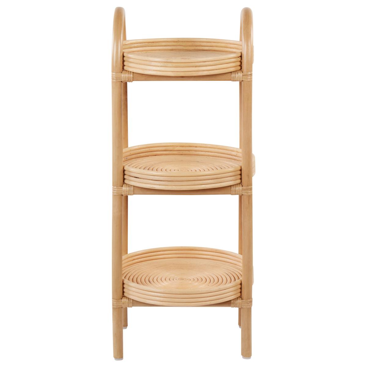 BEISTELLTISCH Naturfarben Troolie - Naturfarben, Naturmaterialien (32/32/78cm) - Beliani
