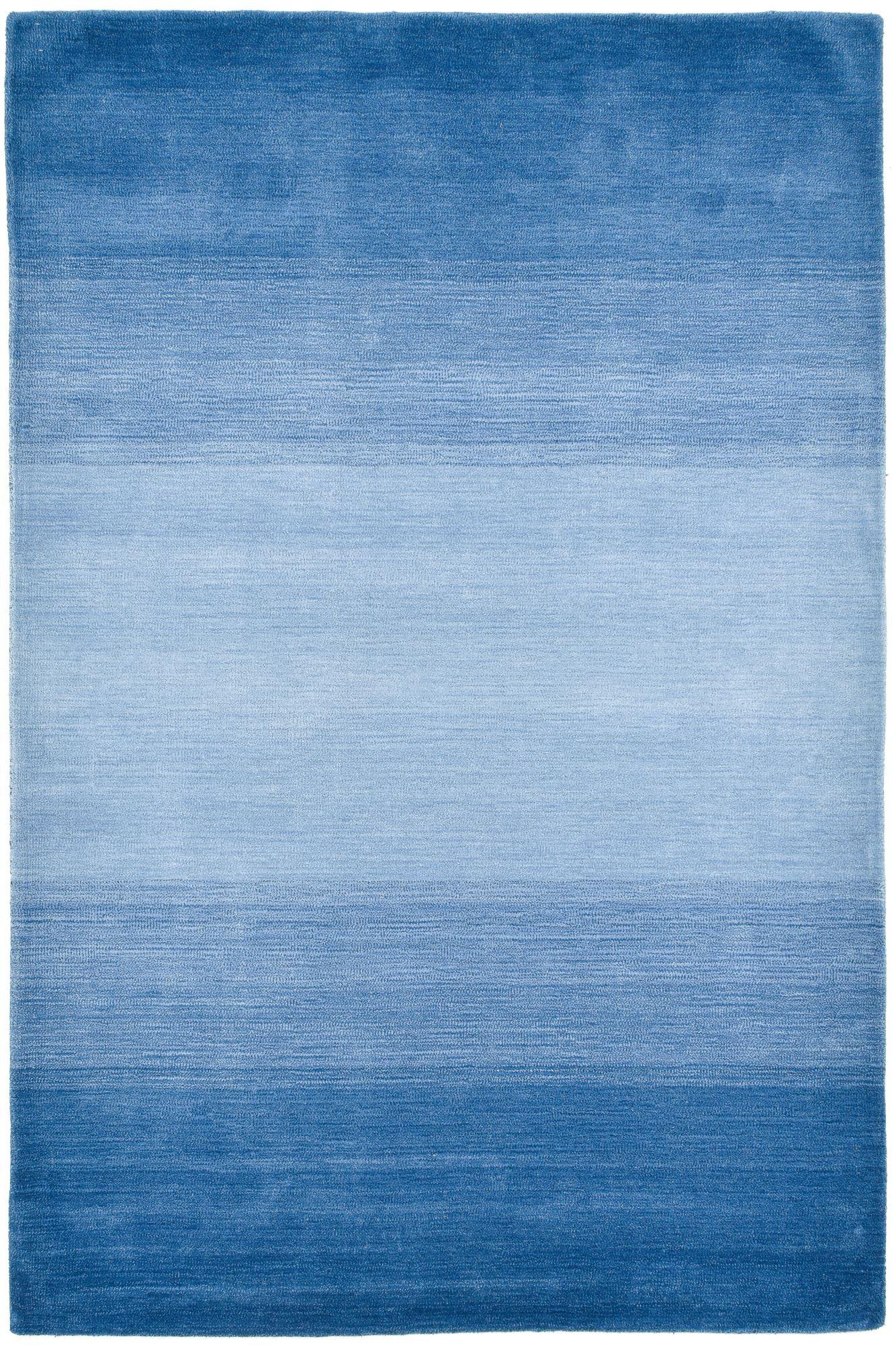 TUFTTEPPICH Wool Comfort 160x230 cm - Blau, Textil (160/230cm) - THEKO
