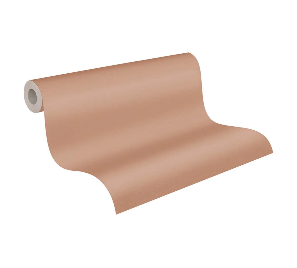 VLIESTAPETE Kupfer 53/1005 cm - Kupferfarben, Textil (53/1cm) - KUNSTLOFT