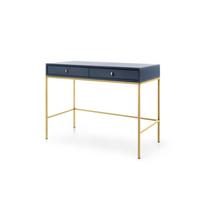 KONSOLENTISCH MONDO 104/78/50 cm mit Schubladen, Blau - Blau, Holzwerkstoff (50/104/78cm) - MASSENO