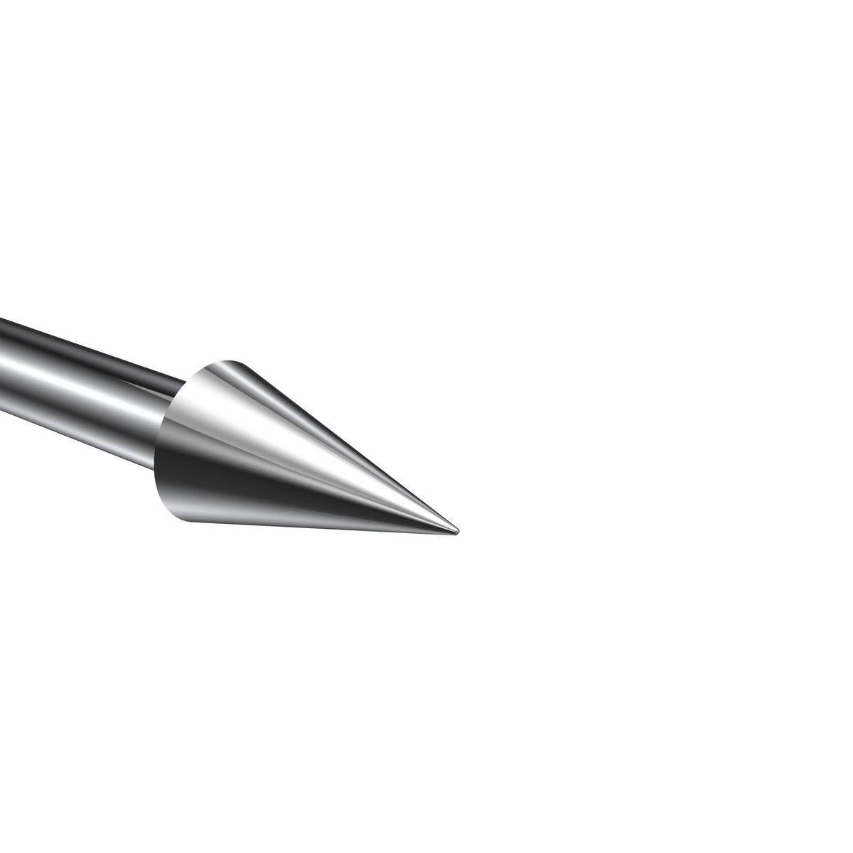 ENDSTÜCKE FÜR GARDINENSTANGEN 20 mm Ø, Savio Chrom, Packung 2 Stück - Chromfarben, Metall (6/3.4/3.4cm) - INTERDECO