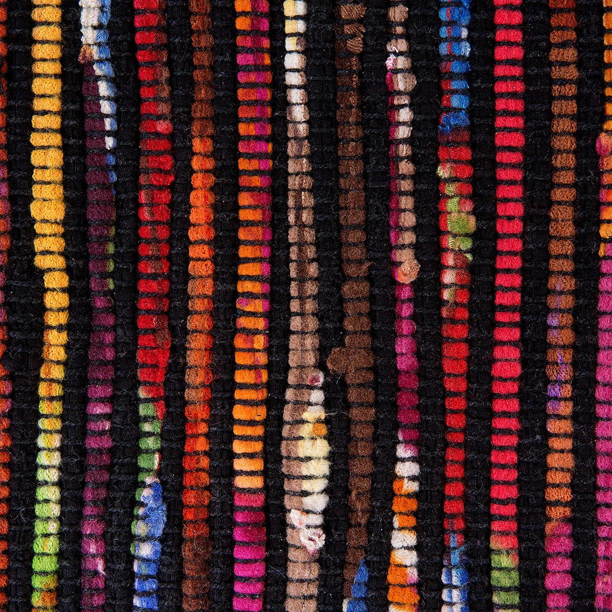 TEPPICH geflochten Bartin 200/140 cm - Multicolor, Kunststoff (140/200cm) - Beliani