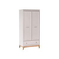 DREHTÜRENSCHRANK Windsor W-10 - Kaschmir/Eichefarben, Holz/Holzwerkstoff (92/193/55cm) - MIRJAN24