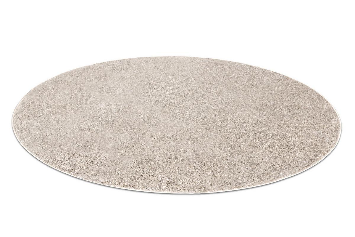 TEPPICH rund SANTA 100 cm - Beige, Textil (100/100cm) - rugsX