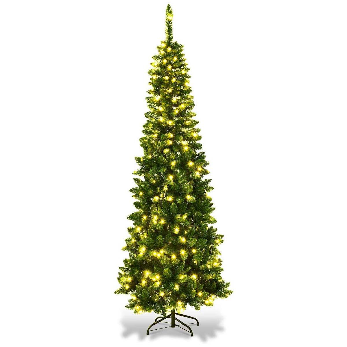 WEIHNACHTSBAUM Grün - Grün, Kunststoff (200cm) - COSTWAY