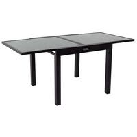 GARTENTISCH porto 8 Schwarz - Schwarz, Glas (180/90/75cm) - Habitat Garten
