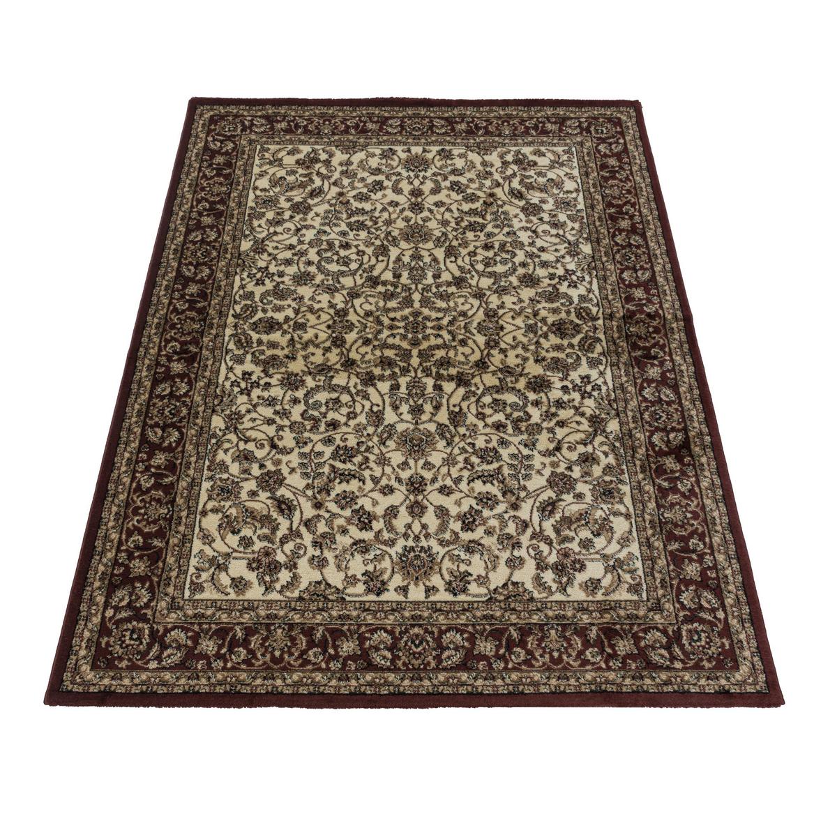 TEPPICH Kurzflor GEISLER in Creme, orientalisch, 80 x 150 cm - Beige, Textil (150/80cm) - KADIMA DESIGN
