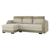 ECKSOFA Jozef - Sandfarben/Creme, Holz/Textil (230/140cm) - MIRJAN24