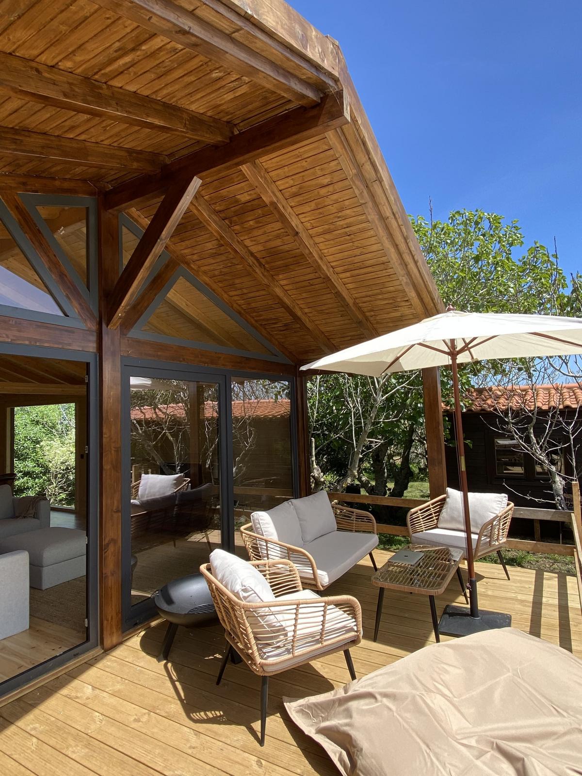 4-SITZER LOUNGE SET Rattan Natürlich Corinth Ii - Naturfarben, Kunststoff - Beliani